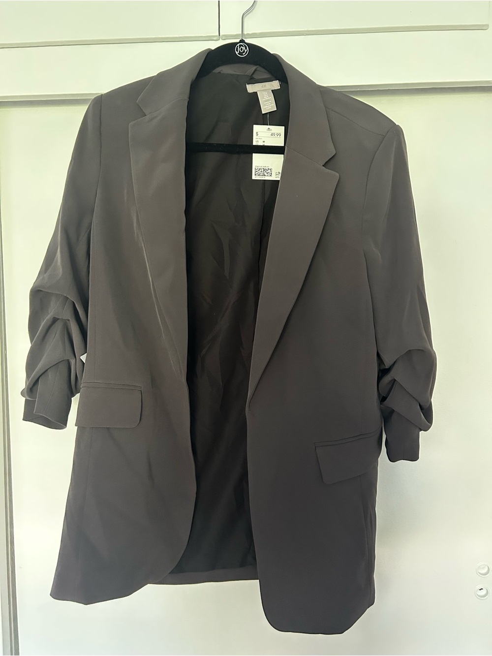 H&M Dark Gray Open Blazer